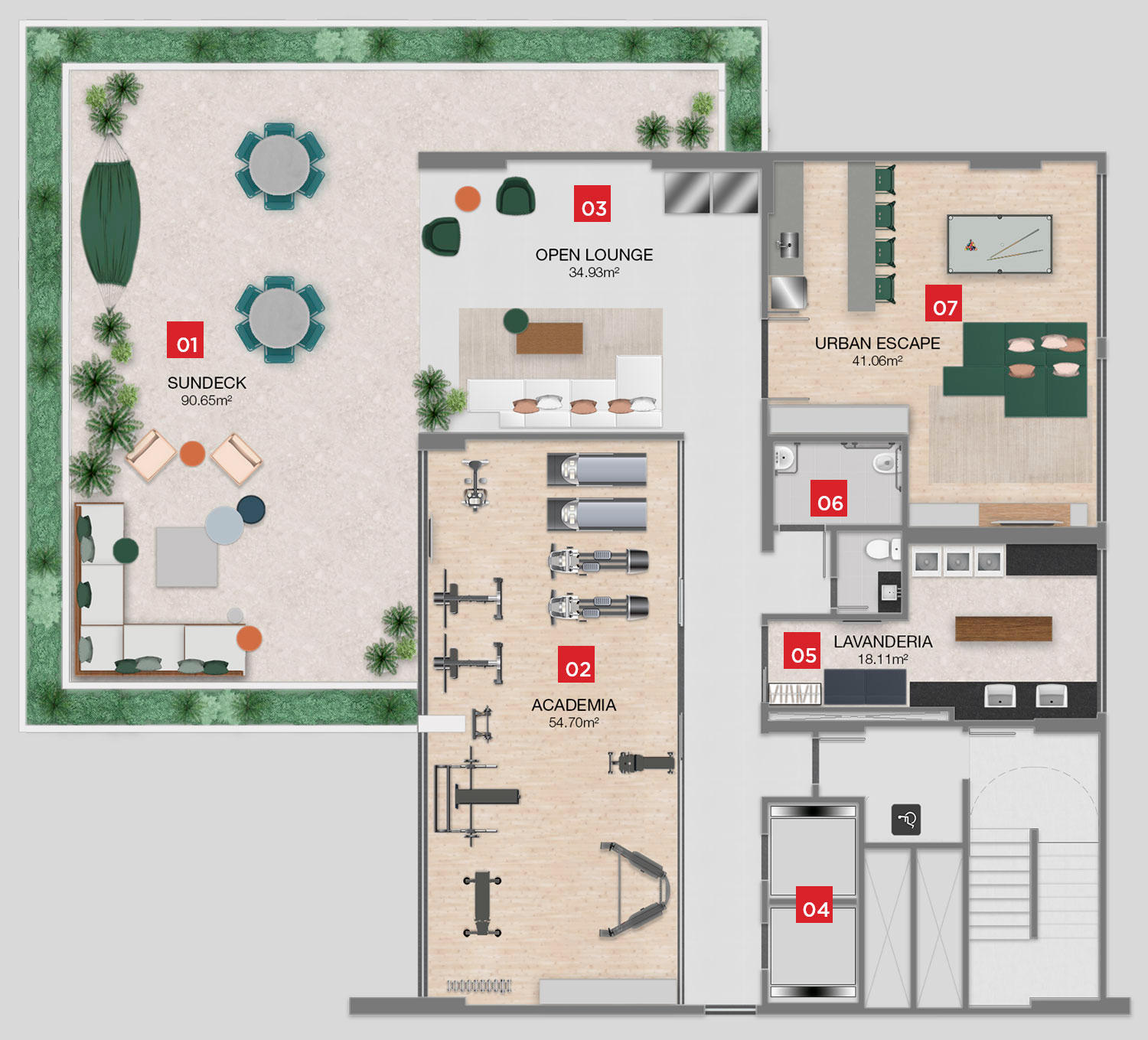 Infraestrutura do playground