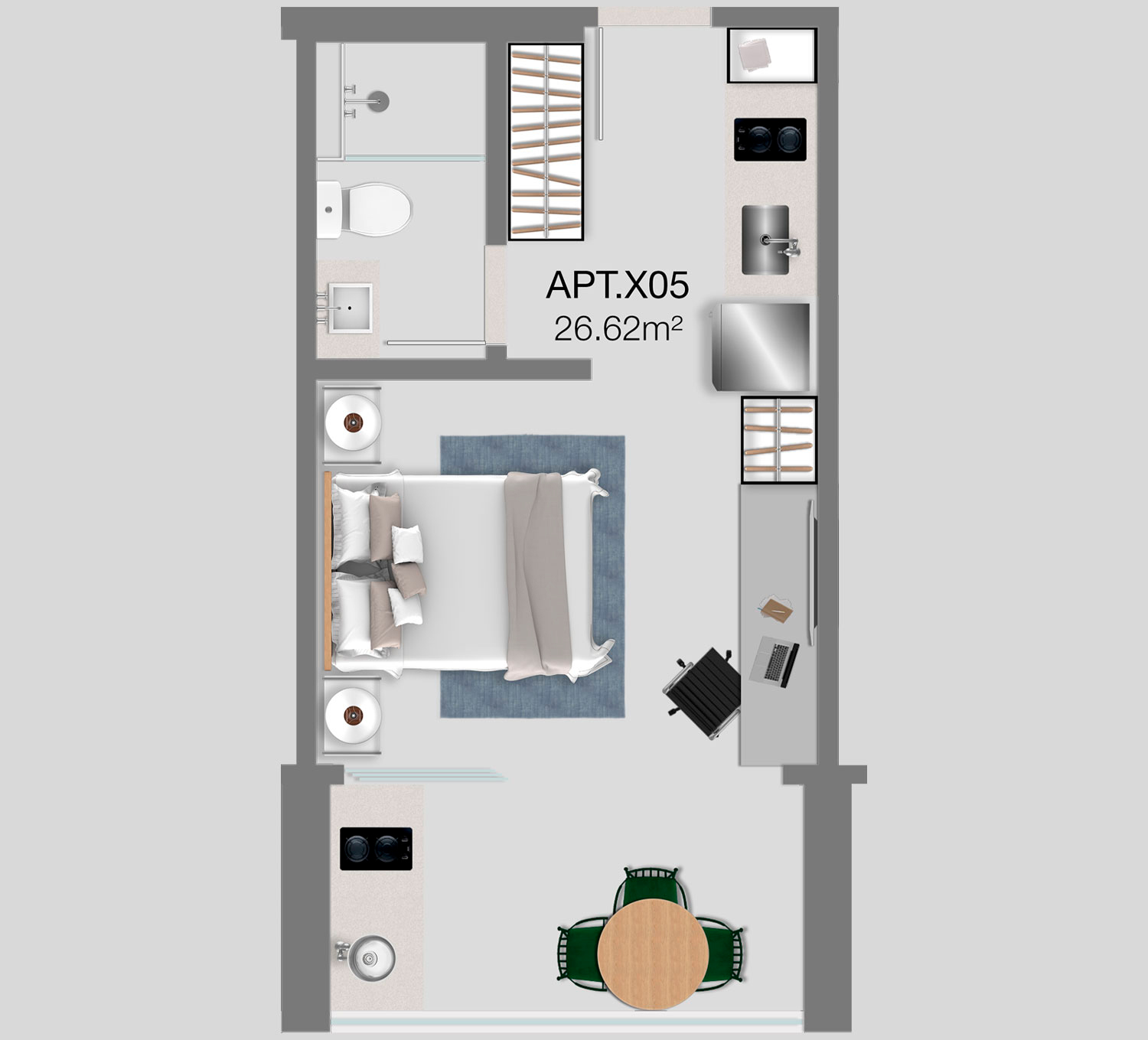 Planta studio X05