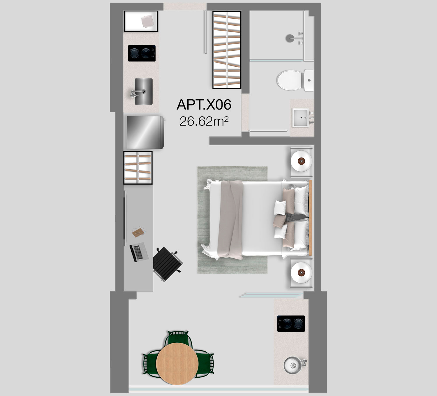 Planta studio X06